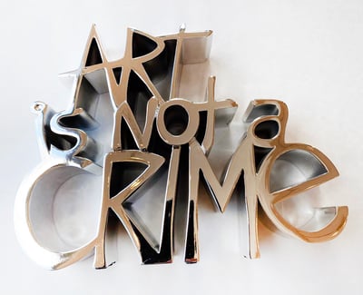 Art Is Not A Crime - Hard Candy (Silver)