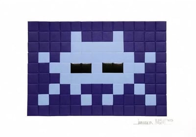 Invader – Invasion (Blue), 2009 – Técnica mixta