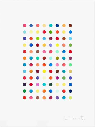 Damien Hirst – Xylene Cyanol Dye Solution, 2005 – Gravure