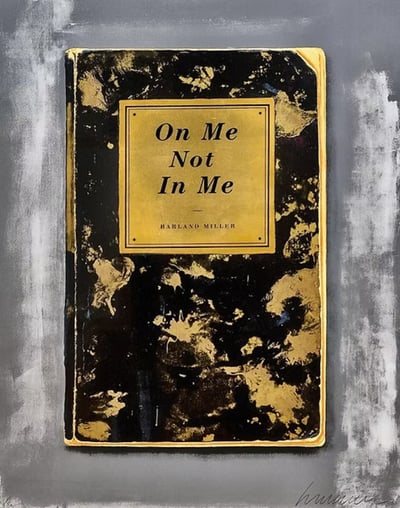 Harland Miller – On Me Not In Me, 2015 – Sérigraphie (Screen-print)