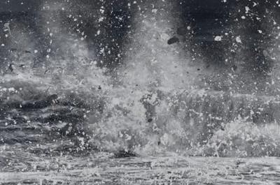 Damien Hirst – Blizzard H13-10 from Where The Land Meets The Sea, 2023 – Photographie