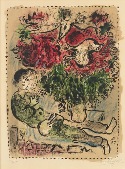 Le Bouquet du Peintre (Mourlot 483)