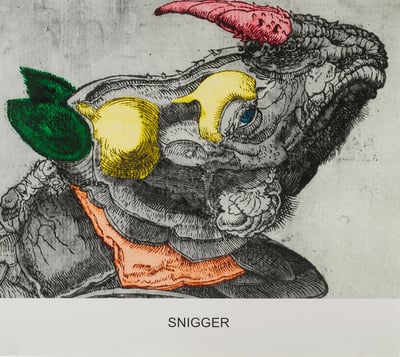 Snigger, from Engravings with Sounds