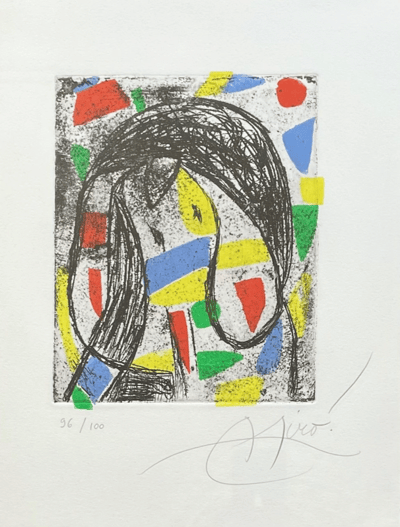 Joan Miró – La Revolte des Caracteres, 1982 – Etching