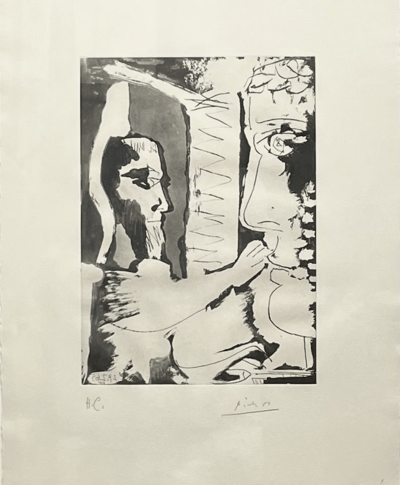 Pablo Picasso – Sculpteur et Sculpture, 1965 – Aquatint