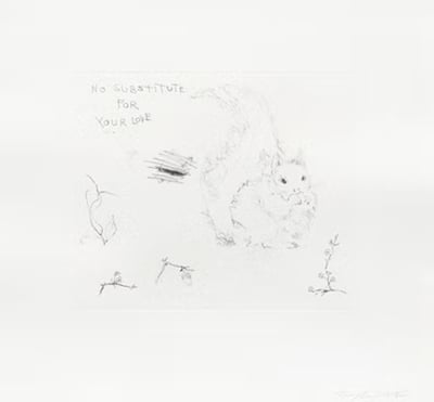 Tracey Emin – No Substitute For Your Love, 2003 – Gravure