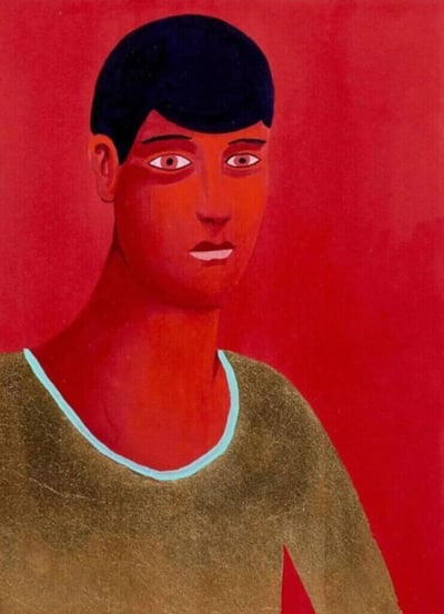 Untitled, Red Portrait