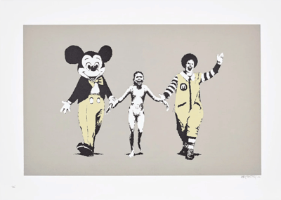 Banksy – Napalm, 2004 – Screen-print