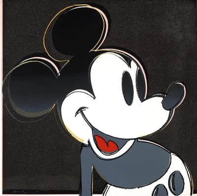 Andy Warhol – Mickey Mouse [II.265] Myths, 1981 – Screen-print