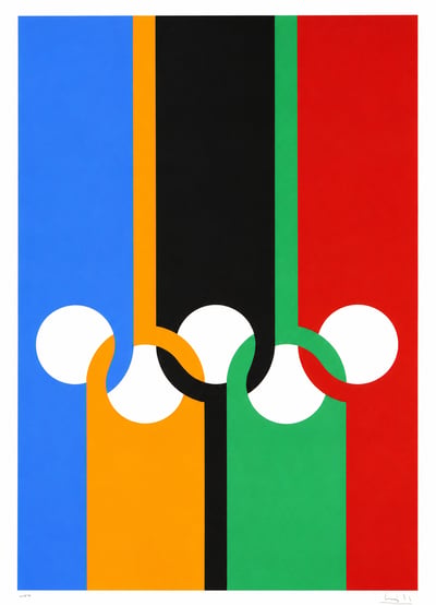 Max Bill – Olympia München, 1970 – Siebdruck