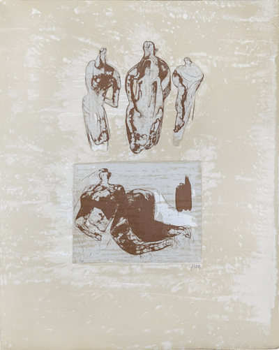 Henry Moore – La Poesie: Ideas from a Sketchbook (C. 324), 1973-1975 – Lithograph