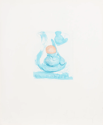Claes Oldenburg – Ice cream desserts - Praline (A. & P. 162), 1976 – Grabado Aguatinta
