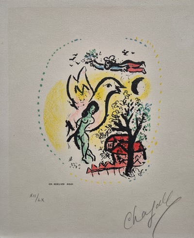 Marc Chagall – Vocation, 1969 – Lithograph