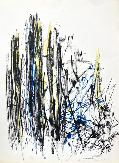 Trees (black, yellow and blue)