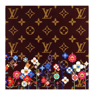 Takashi Murakami – Louis Vuitton Flower Garden, 2025 – Siebdruck