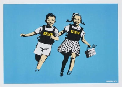 Banksy – Jack & Jill (Unsigned), 2005 – Screen-print