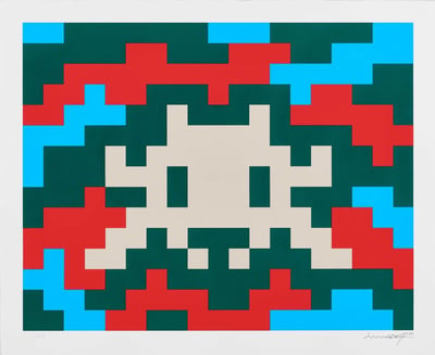 Invader – CAMO M-4C-M2, 2024 – Screen-print