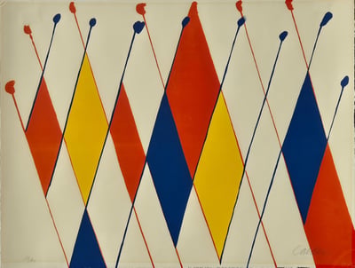 Alexander Calder – Un drôle de poisson, 1965 – Lithografie