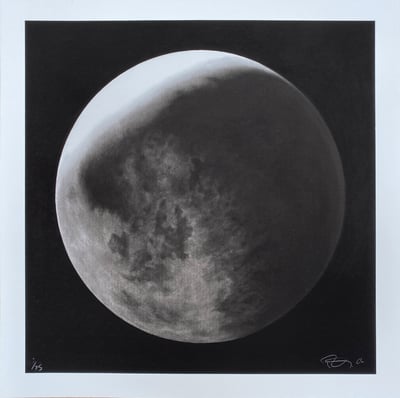 Robert Longo – Untitled (Moon In Shadow), 2006 – Pigment print