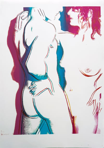 Andy Warhol – Love Variants (121B UT.015) (TP), 1983 – Mixed Media
