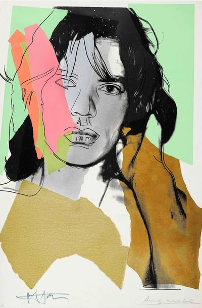Andy Warhol – Mick Jagger (F. & S. II.140), 1975 – Sérigraphie (Screen-print)