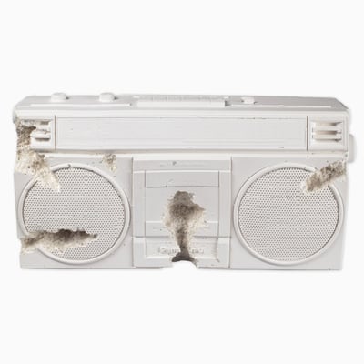 Daniel Arsham – Future Relic 08 – Radio, 2017 – Yeso