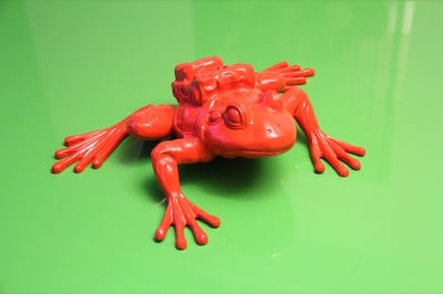 Cloned RED Aluminum FROG With Backpack