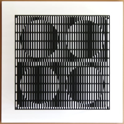 Vibration 4 Cercles Noir Et Blanc