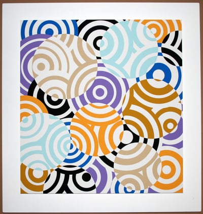 Interferences Cercles De Couleurs