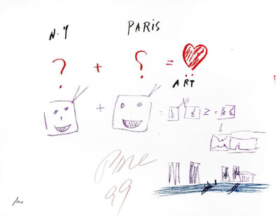 NY + Paris = Art