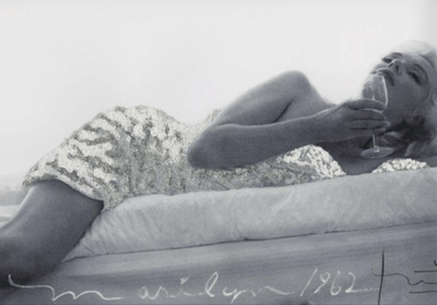 Marilyn Monroe 1962. New baby in silver