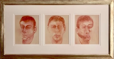 Three Studies For A Portrait Of John Edwards