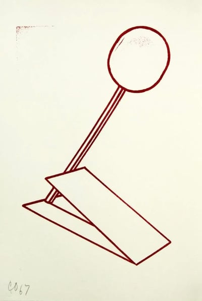 Untitled Rubber Stamp Print