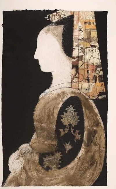 Retratro de mujer con mantilla