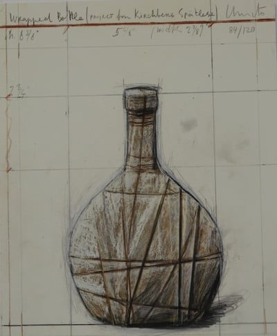 Wrapped bottle