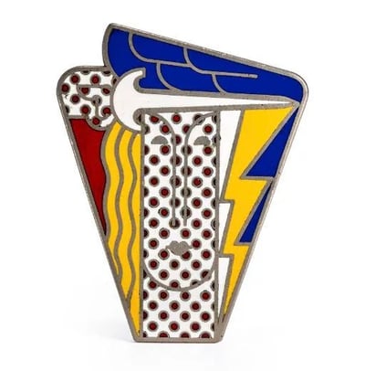 Modern Head Enamel Pin