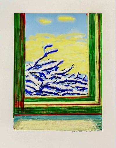 My Window - IPad Drawing ‘No. 610', 23rd December 2010