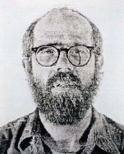 Self Portrait/White Ink