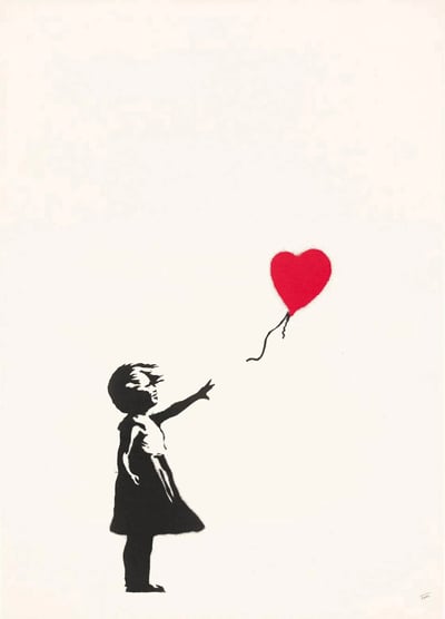 Girl With A Balloon (unsigned)