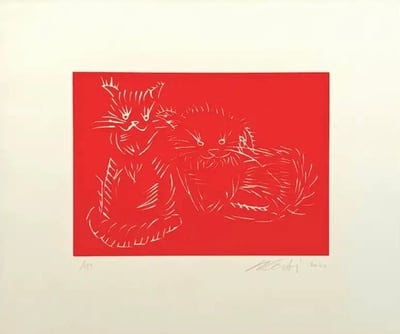 Cats, red