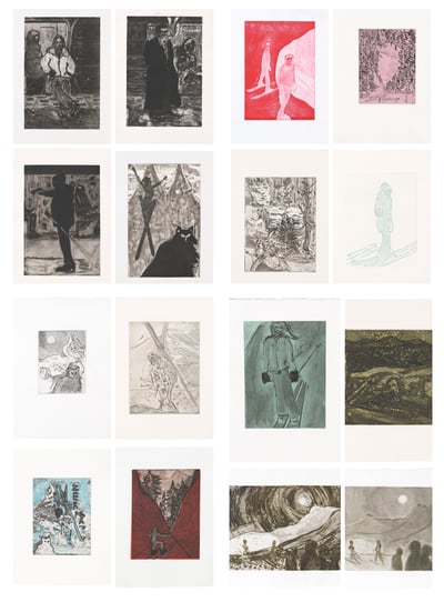 Alpine Etchings (Set)