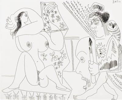 Peintre et modèle