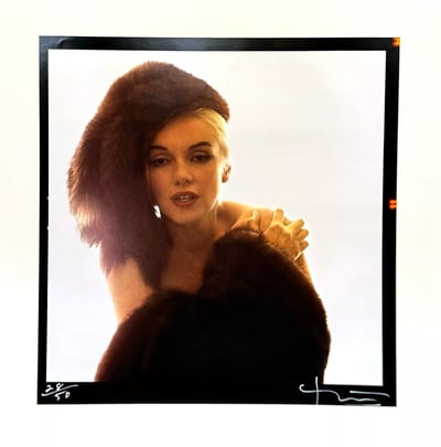 The Last Sitting. Marilyn in a Fur Hat