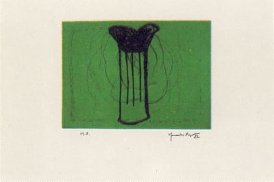 Gerro I Flor Sobre Verd