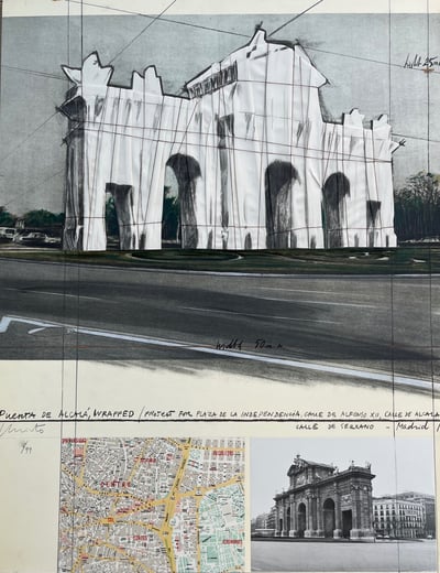 Puerta de Alcalá, Wrapped; Project for Madrid