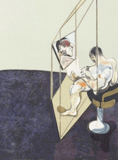 Three Studies Of Male Back (One Work - Right Hand Panel Of The Triptych)