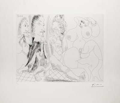 Mousquetaire, Abbé en Priére, Vieillard a la Chouette Et Odalisque: Méduse, Vierge ou Smple Femme?