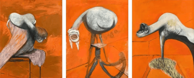 Three Studies For Figures At The Base Of A Crucifixion