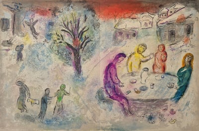 Le repas chez Dryas, from Daphnis et Chloé