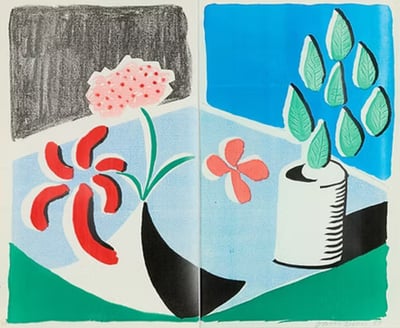 Red Flowers And Green Leaves, Separate, May